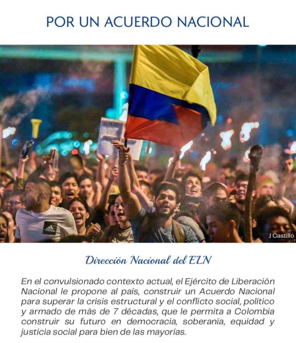 WRadioColombia's tweet photo. #NoticiaW | En el marco de las próximas elecciones presidenciales, la delegación del ELN propone al próximo Gobierno “construir un Acuerdo Nacional para superar la crisis y el conflicto social, político y armado de más de siete décadas”.
Aseguran que debe ser un acuerdo que, “los futuros gobiernos, independientemente de la fuerza política que gobierne, lo respeten y ejecuten”.