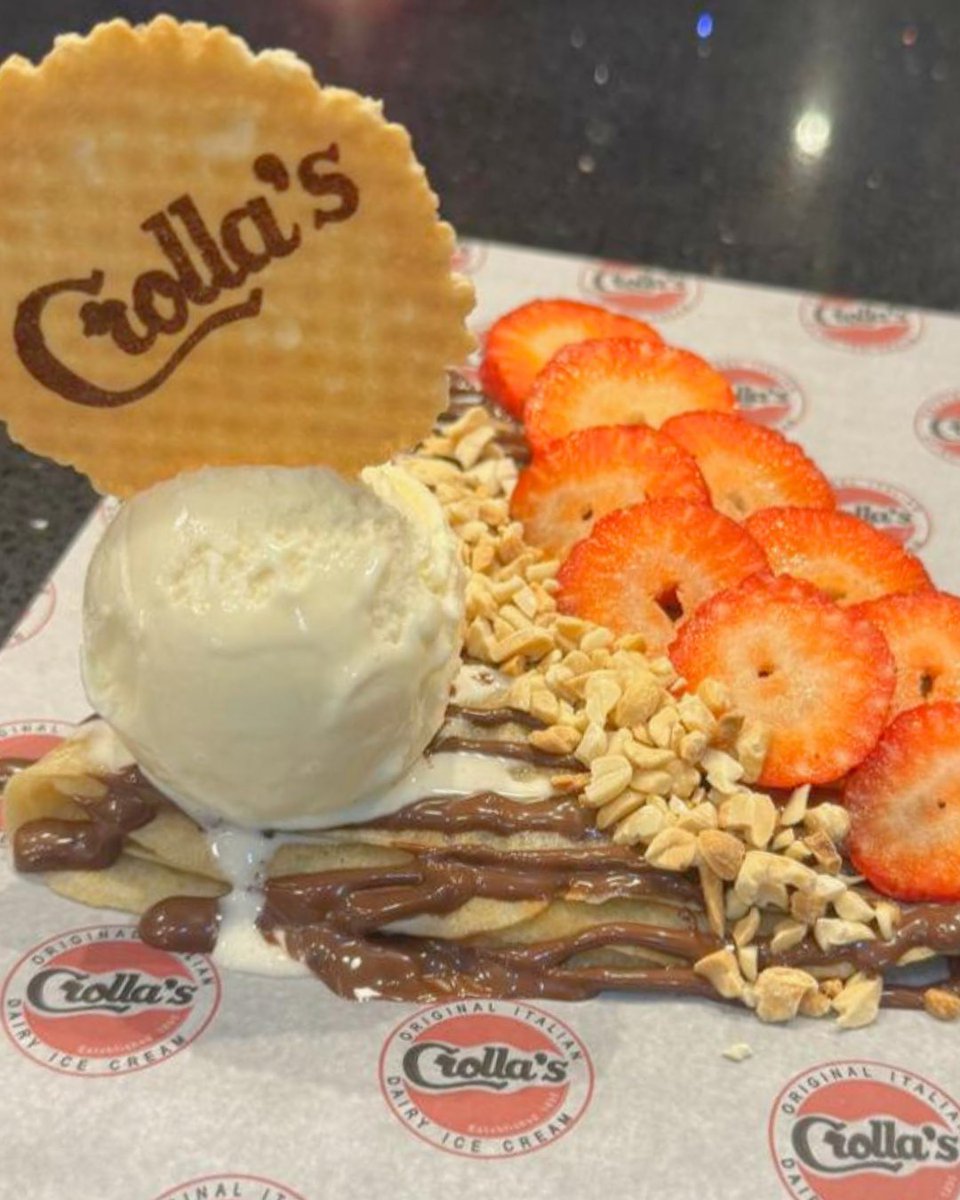 🧇 or 🥞?

Do you prefer the crunch of a golden waffle or the soft fold of a classic crepe? 

Tell us your favourite below! 😋

#CrollasGelato #ThisOrThat #SweetTreats