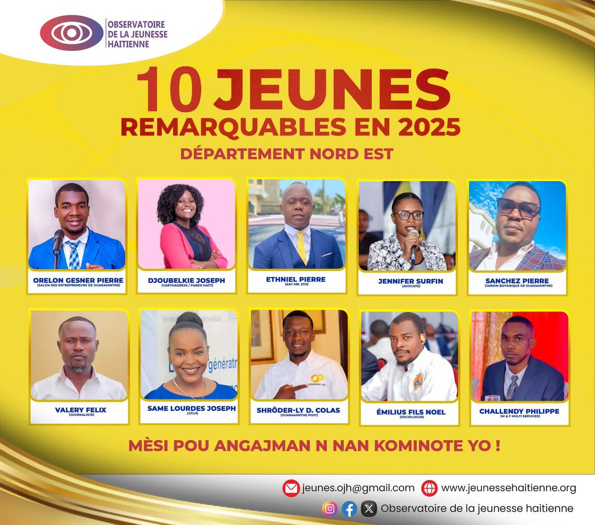 Observatoire de la Jeunesse Haïtienne (OJH) 🇭🇹 tweet media