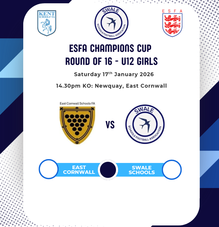 kentschools_fa's tweet photo. Wonderful to see district football in @SwaleSsfa flourishing!

The Swale U12 Girls have reached the last 16 of the @SchoolsFootball National Cup, and will be heading to East Cornwall this coming Saturday.

Best wishes to eveyone involved! https://t.co/epvC1a2IyH