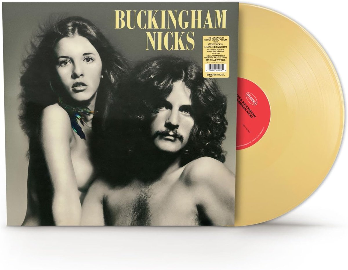 WallNoiseMusic's tweet photo. Buckingham Nicks LP on custard(!) #vinyl under £22 at the moment #FleetwoodMac https://t.co/fZv7sCRsbt https://t.co/H5XfYgDkte