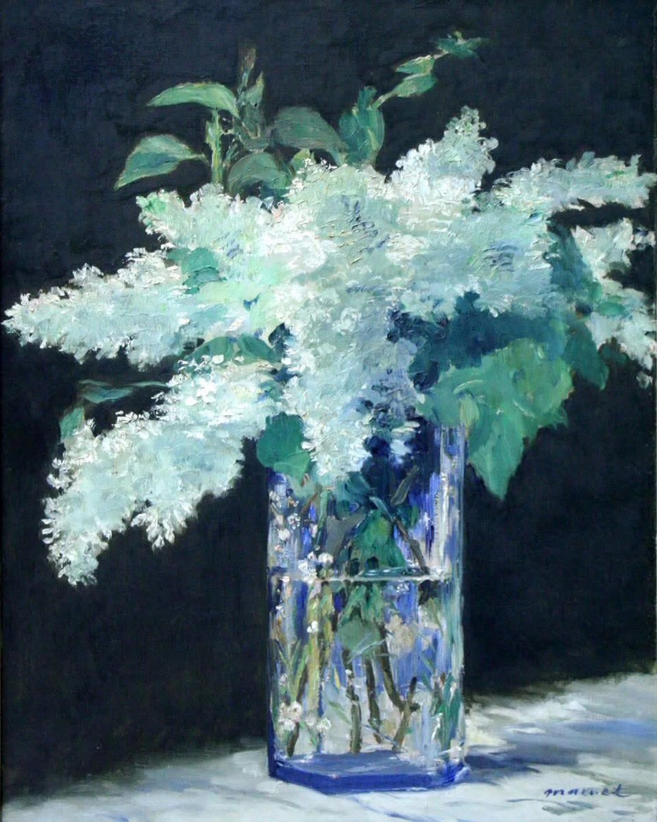 ArtGuide_db's tweet photo. Édouard Manet
White Lilacs in a Glass Vase, 1882 https://t.co/kau1wVjxDM