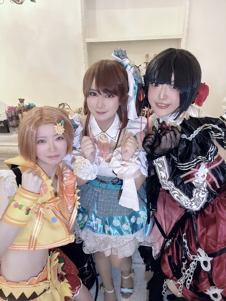 ⚠️cos⚠️

せーの！
「「「お料理、得意なんです！！！」」」

 #時を越えてあいらびゅ260111