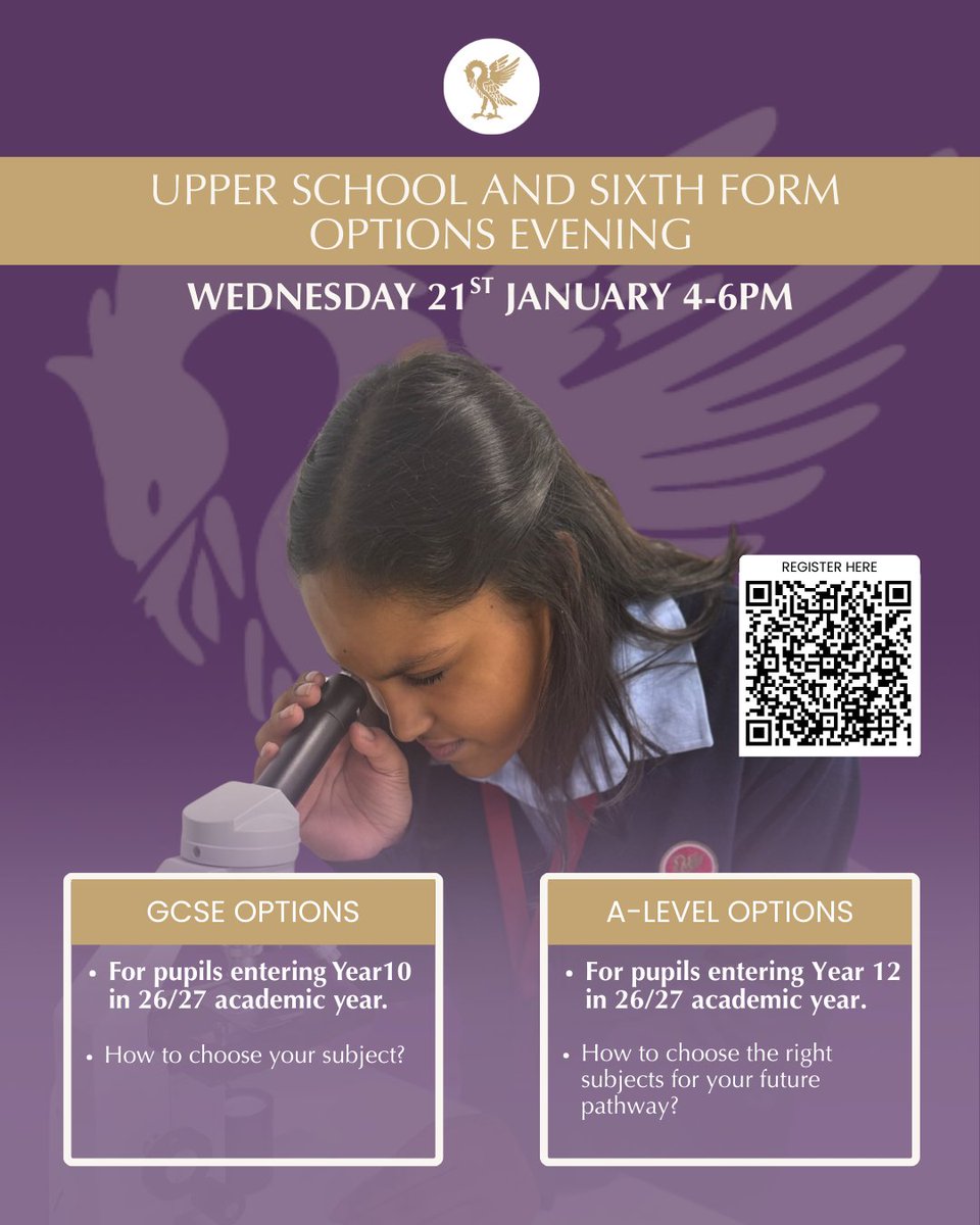 Our Upper School and Sixth Form Open Evening is an opportunity to explore subject choices and speak directly with our teachers about pathways. Please register for the event by following the link in our bio or scanning the QR code. 
#KingsCollegeDoha #BritishSchool #Confident