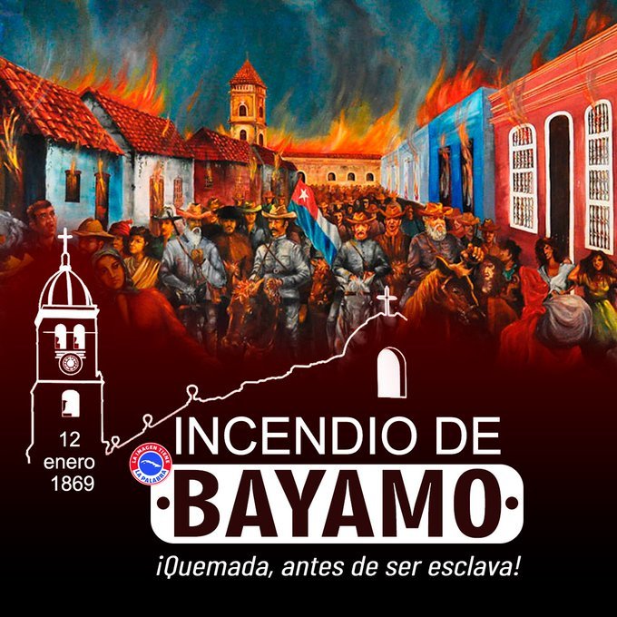 Un dia como hoy de 1869, Bayamo se convirtió en antorcha por el amor a la libertad de sus hijos.
#CubaViveEnSuHistoria #Guanajay