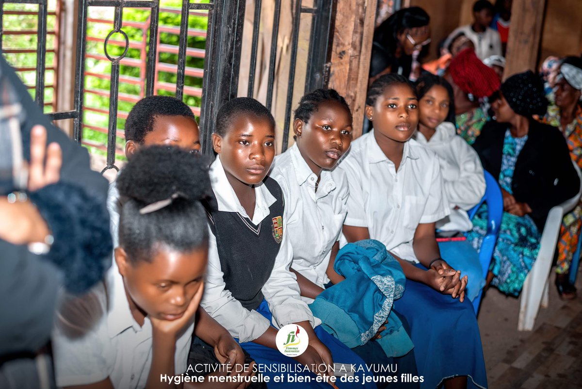 Bukavu, 10 janvier 
À Kavumu, nous avons porté un message essentiel :
les règles menstruelles sont normales et doivent être comprises sans tabou.
Une activité forte, inclusive et porteuse de sens.
<a href="/DeniseNyakeru/">Denise NYAKERU TSHISEKEDI</a> <a href="/PrimatureRDC/">Primature de la République Démocratique du Congo</a> <a href="/jeunesseEP_RDC/">Ministère de la Jeunesse et Éveil Patriotique</a> <a href="/MinisterEDU_NC/">Ministère de l'Education Nationale-NC</a> <a href="/Presidence_RDC/">Présidence RDC 🇨🇩</a>