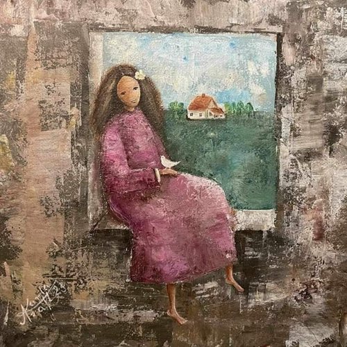 gevdime's tweet photo. .
Whether happiness may come or not, one should try and prepare one's self to do without it.
.
  . -  George Eliot
.
      .🎨Karla Kraft https://t.co/oATE1kP2KT