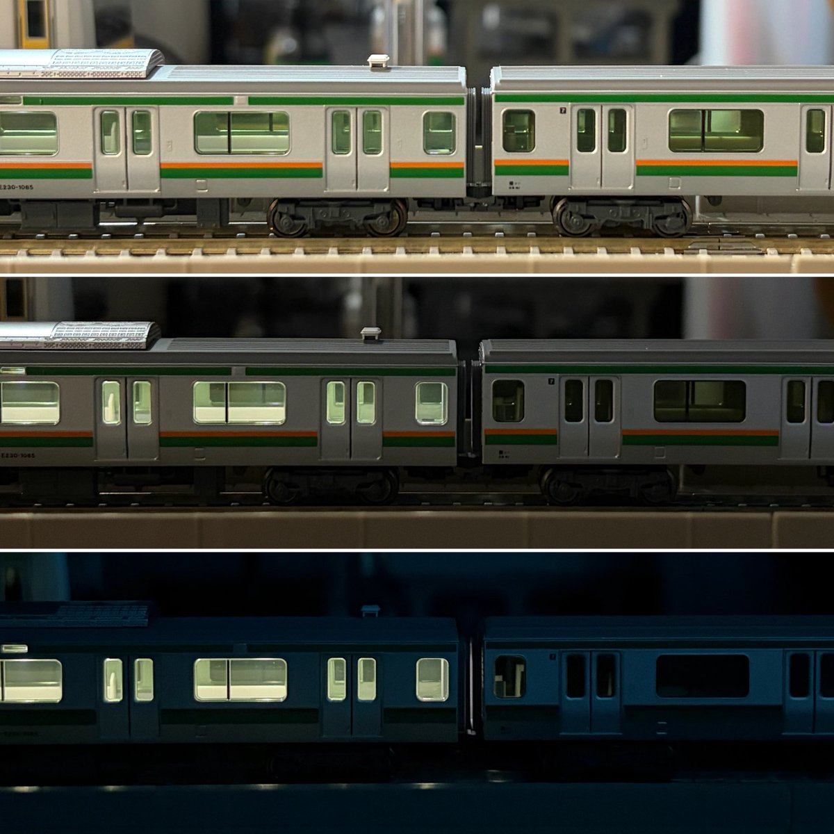 vistaEXに「室内灯」取り付けます。 TOMIXのvistaEXに「室内灯