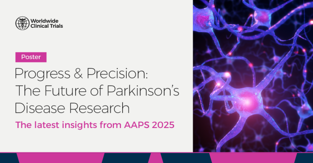 Naz31289's tweet photo. New insights into the future of Parkinson’s disease research are here. Alicia Bian’s poster from AAPS 2025 offers a great look into how Worldwide is measuring a challenging biomarker with greater precision. If you’re interested in how these findings... https://t.co/1MVNblN3xb https://t.co/wdYp6YBFhB