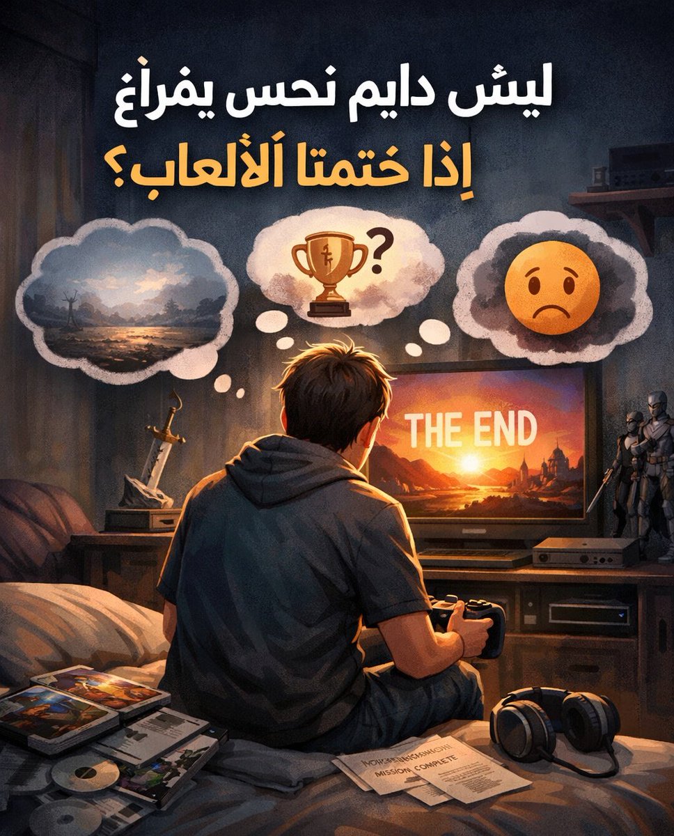 s_a_u_d_____'s tweet image. ليش دايم نحس بفراغ إذا ختمنا الألعاب؟ خلوني أعطيكم الجواب اللي بحثت عنه وأشوفه هو الأصح:
أولا – انحسار مخزون الدوبامين:
طول ما أنت تلعب مخك جالس يوزع هرمون السعادة (الدوبامين) مع كل ليفل تطلعه أو وحش تهزمه يوم تخلص اللعبة المصنع يسكر فجأة و هذا الهبوط السريع يخليك تحس بملل