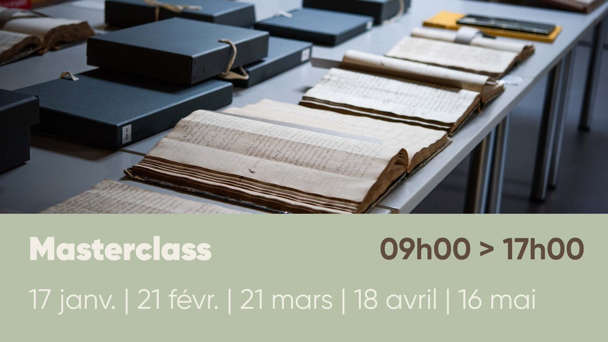 🗓️[Prochaine Masterclass] - RDV Samedi 17/01 pour une journée dédiée à la recherche universitaire et scientifique. On y travaille à sa guise sur son sujet, le temps d’1 heure, une matinée, une journée. 
ℹ️Accès libre de 9h-17h. Réservation des documents avant jeudi soir.