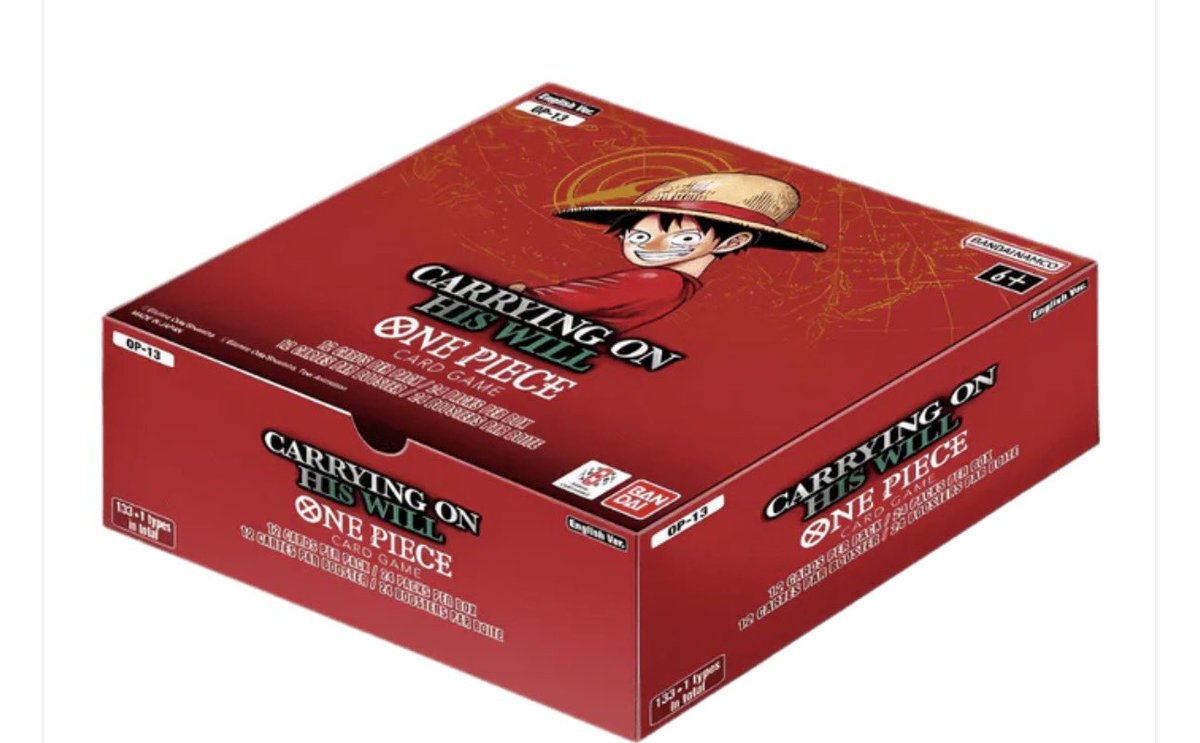 パック在庫復活してます！
あとあまり出回っていない25th Celebrations Collector ChestとCarrying on His Will(ワンピースカード)
入荷しました🔥
値段確認の上ご購入お願い致します🔥
shopa.jp/NMNCEADK5Y7D