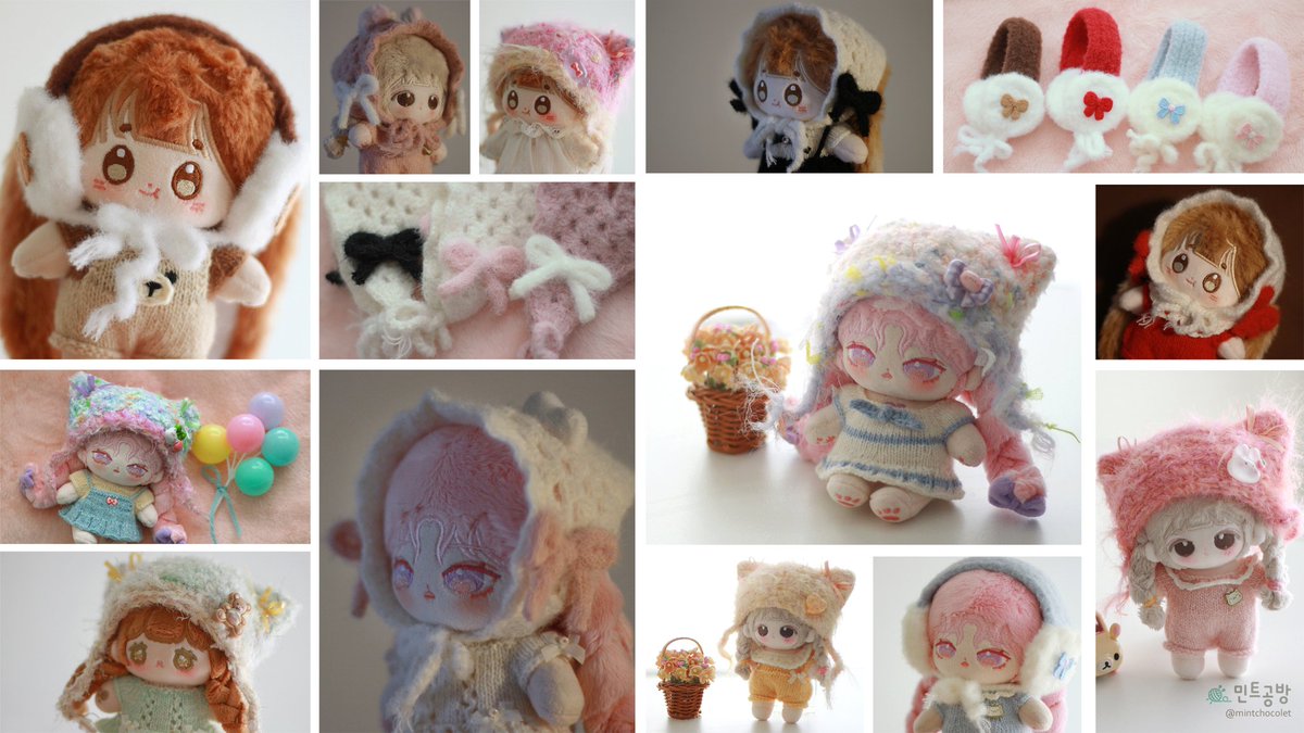 민트 공방🧶

1월 15일 목요일 오후 7시 오픈

선주문 후 제작이며
2월부터 순차 배송 예정입니다
일부 부자재는 변동될 수 있어요

10cm용 포근포근한 겨울 아이템들로만 준비했어요❄️
리스트 업로드 예정

⭐️RT + Follow⭐️
해주신 한 분께 랜덤으로 아이템 한 가지 드립니다. (~1/17)