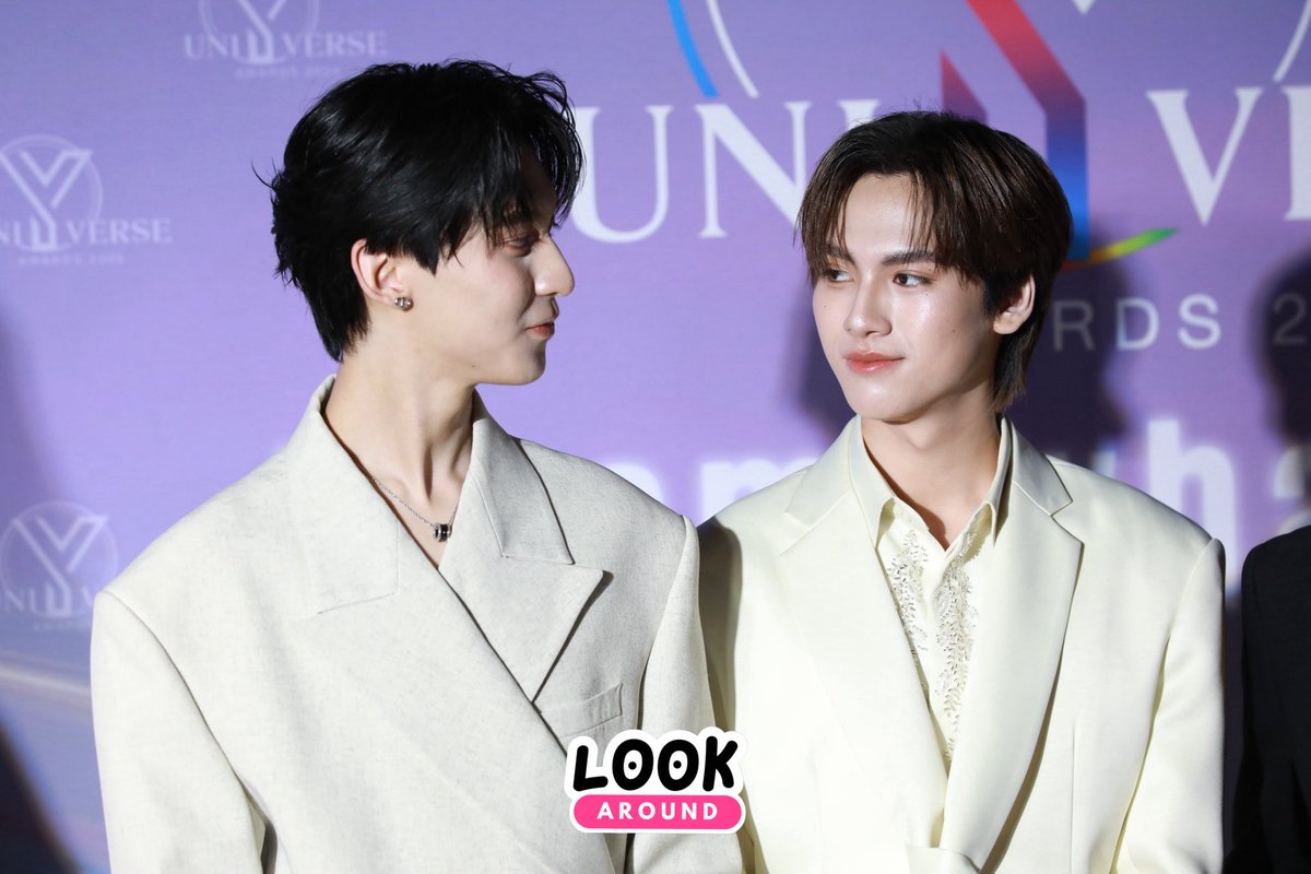 LookAround_TH's tweet photo. “ริวจิน-แพทจิ” ช่วงเดินพรมแดงในงาน “Y Universe Awards 2025” ✨️

YU AWARDS 5th ANV
#YUniverseAwards2025xDMD
#YUAwards2025
#rryjinnn #chira_patt https://t.co/qzT8QIdBiN