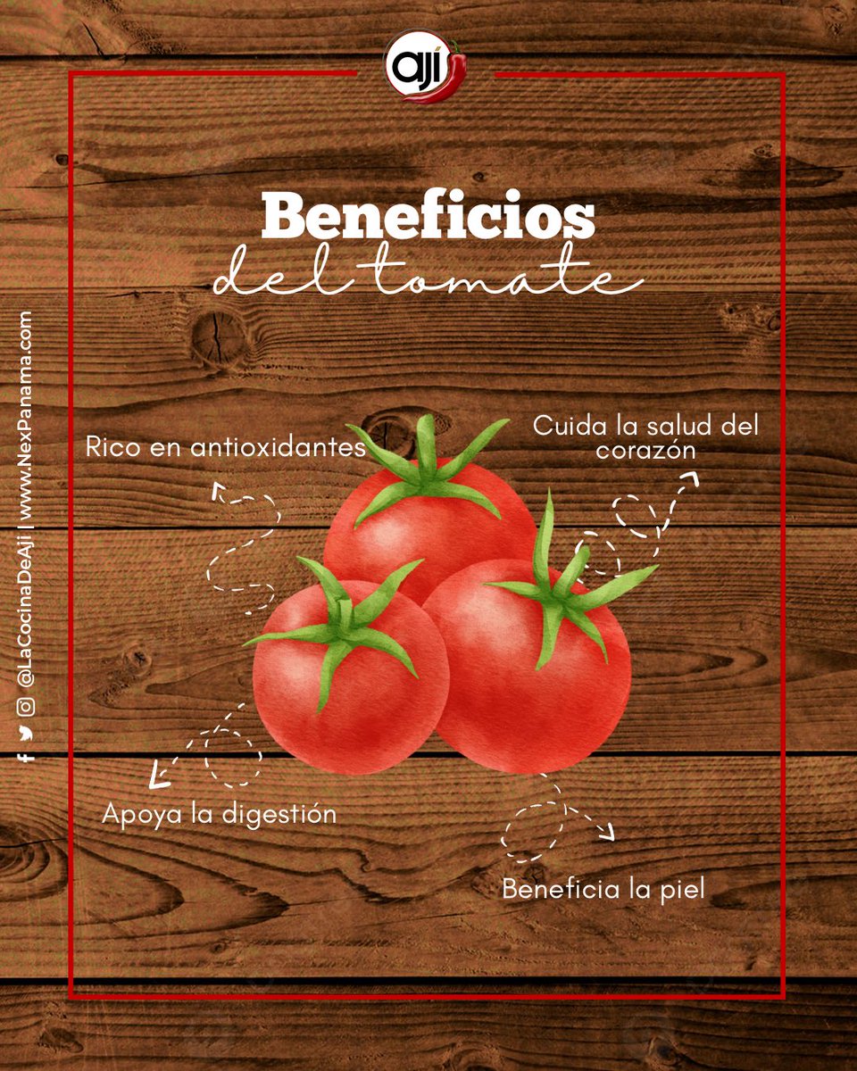 Estos son 4 beneficios del tomate🍅