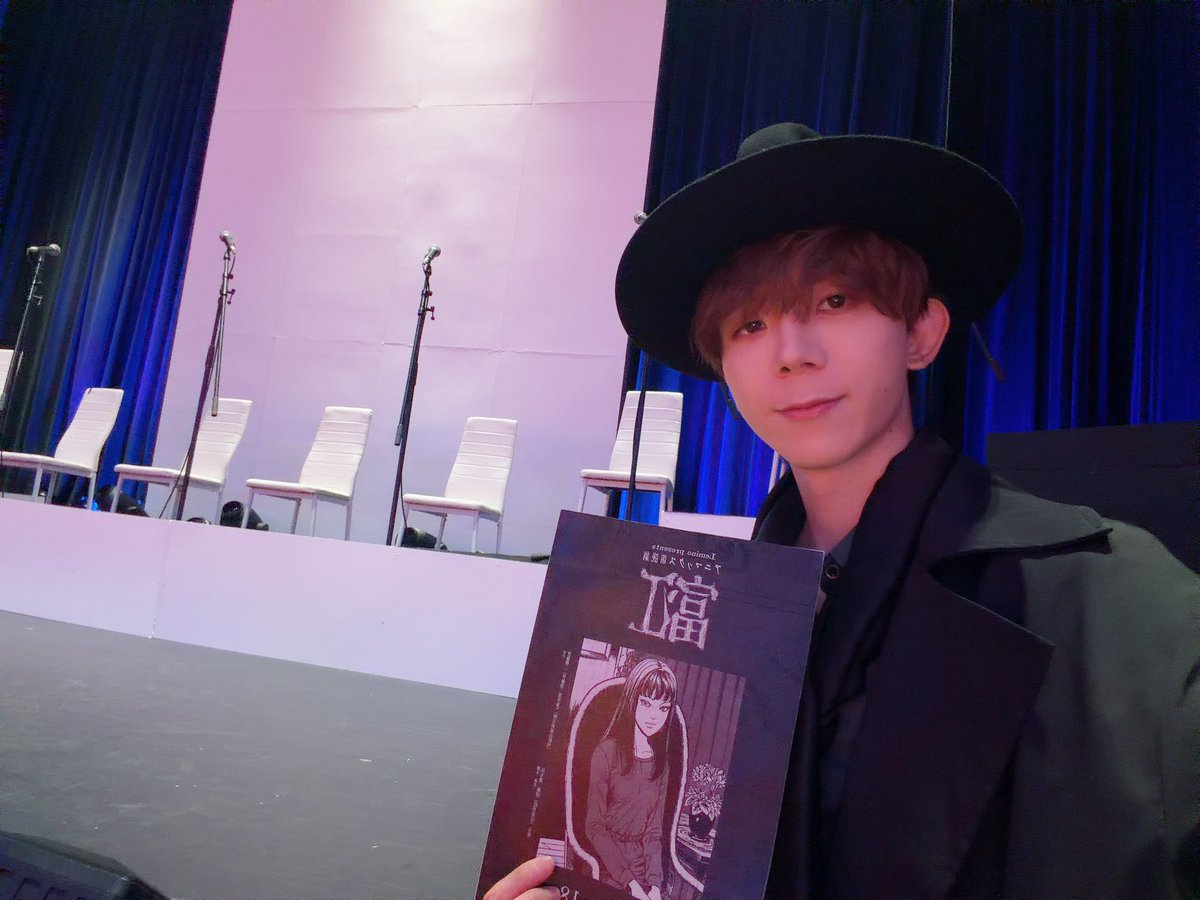 tomohito0825's tweet image. 朗読劇「#富江」ご来場ありがとうございました！！！
きっとあなたも今日から富江の沼に引きずり込まれることでしょう…☺️

僕は今日で終わりですが、まだ明日も続きます…！！
是非あのエネルギーを会場で感じて頂きたいです！！！