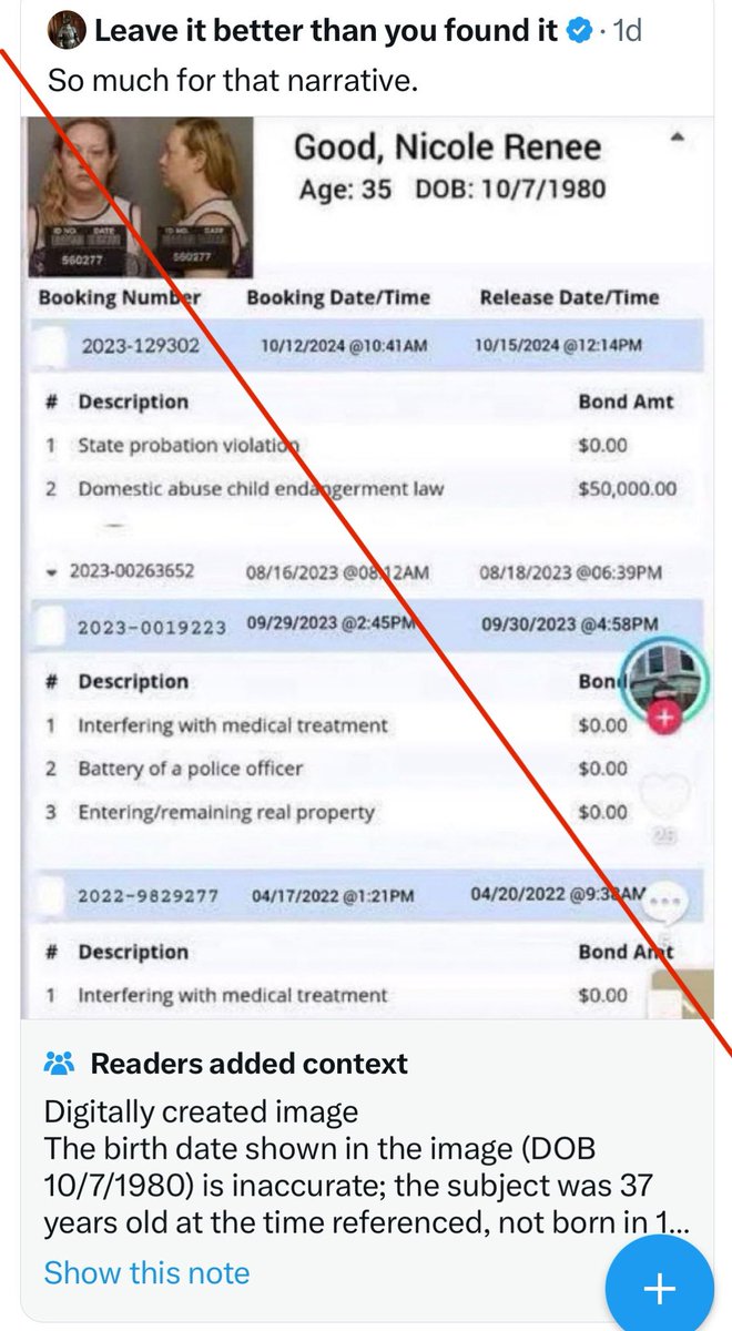 patriottakes's tweet image. MAGA accounts are sharing fake mugshots and rap sheets of Renée Good