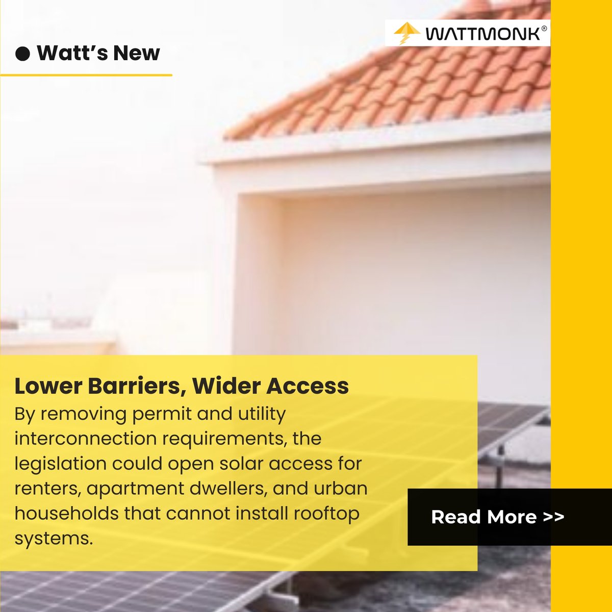 WattMonk's tweet image. California State Senator Scott Wiener introduced Senate Bill 868: the Plug Into the Sun Act, to legalize plug-in balcony solar systems. If passed, this bill could remove interconnection and permit hurdles for small solar units.

#Solar #BalconySolar #CleanEnergy #CaliforniaEnergy