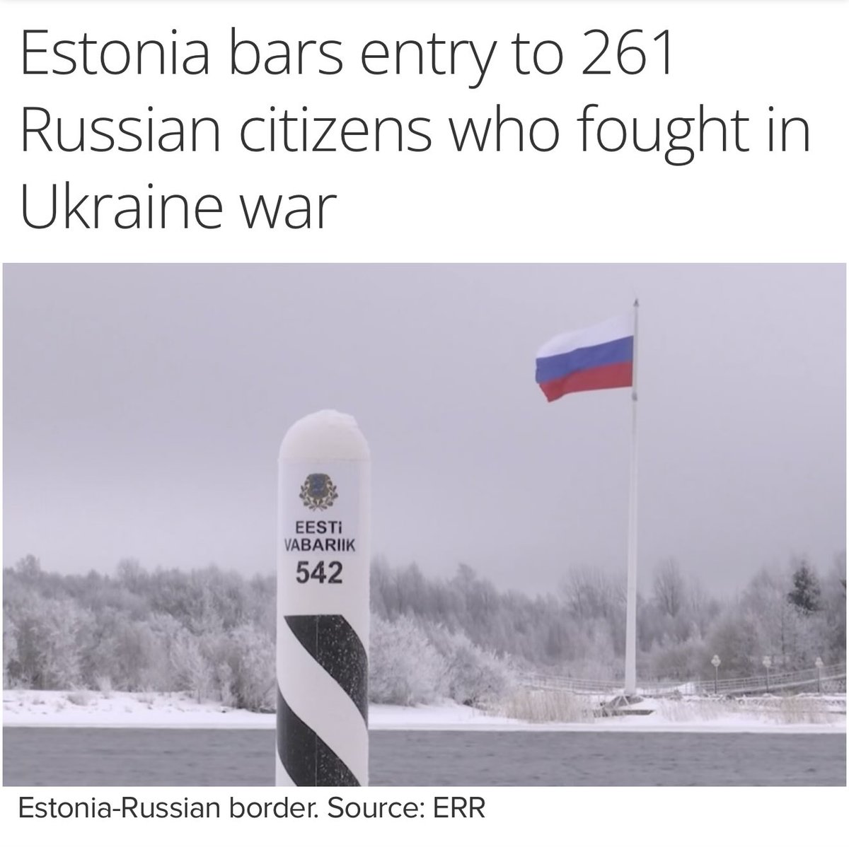 Estonia came up with a brilliant idea: to blacklist all Russian soldiers and anyone who took part in Russia’s war against Ukraine.

news.err.ee/1609907773/est…