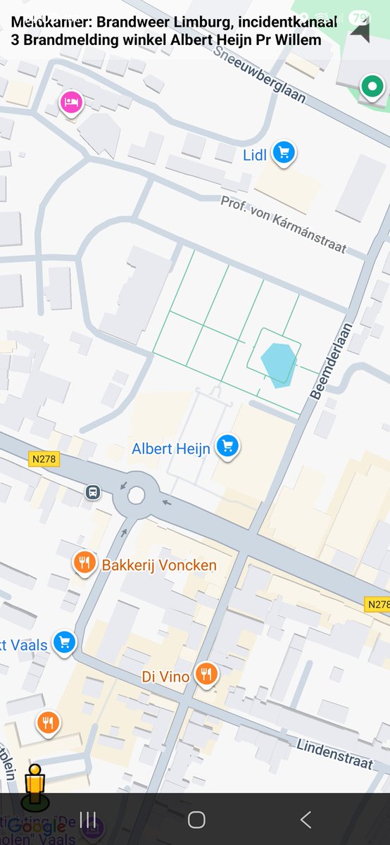 Brandmelding winkel Vaals