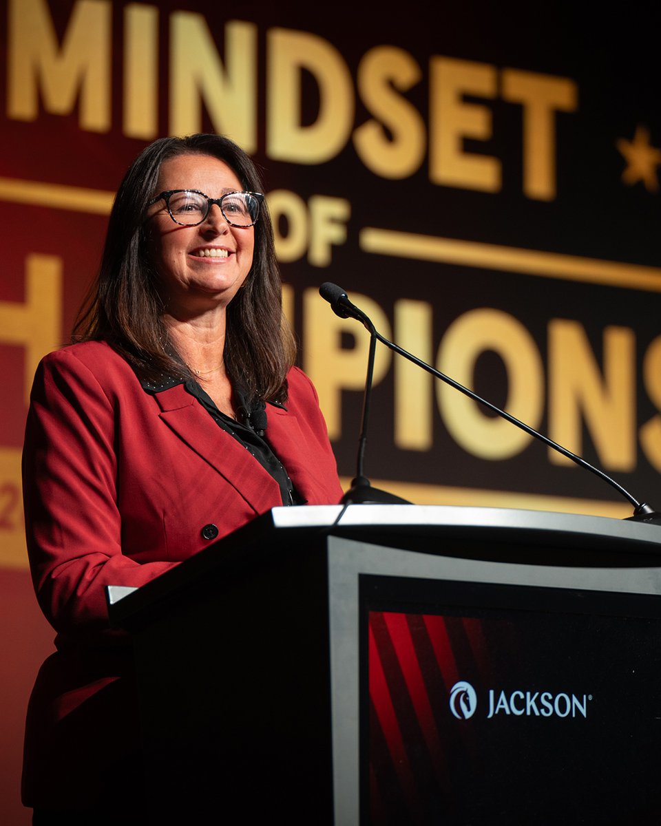 JacksonNational's tweet photo. Proud of what this past year showed and even more excited about where we’re headed next. The future is bright, and we’re just getting started. #NSM #NSM2026 #WeAreJackson https://t.co/oCfNa1pV8s