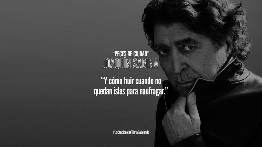 DiegoAManrique's tweet photo. Hoy, ahora mismo, "Peces de ciudad" es la CANCIÓN MÁS HERMOSA DEL MUNDO y, sí, también la más triste. Abundan las versiones: esta es la de Ismael Serrano y Mara Barros en la Radio Nacional Argentina https://t.co/iwz9iTHOYh https://t.co/DDmGwg03qz