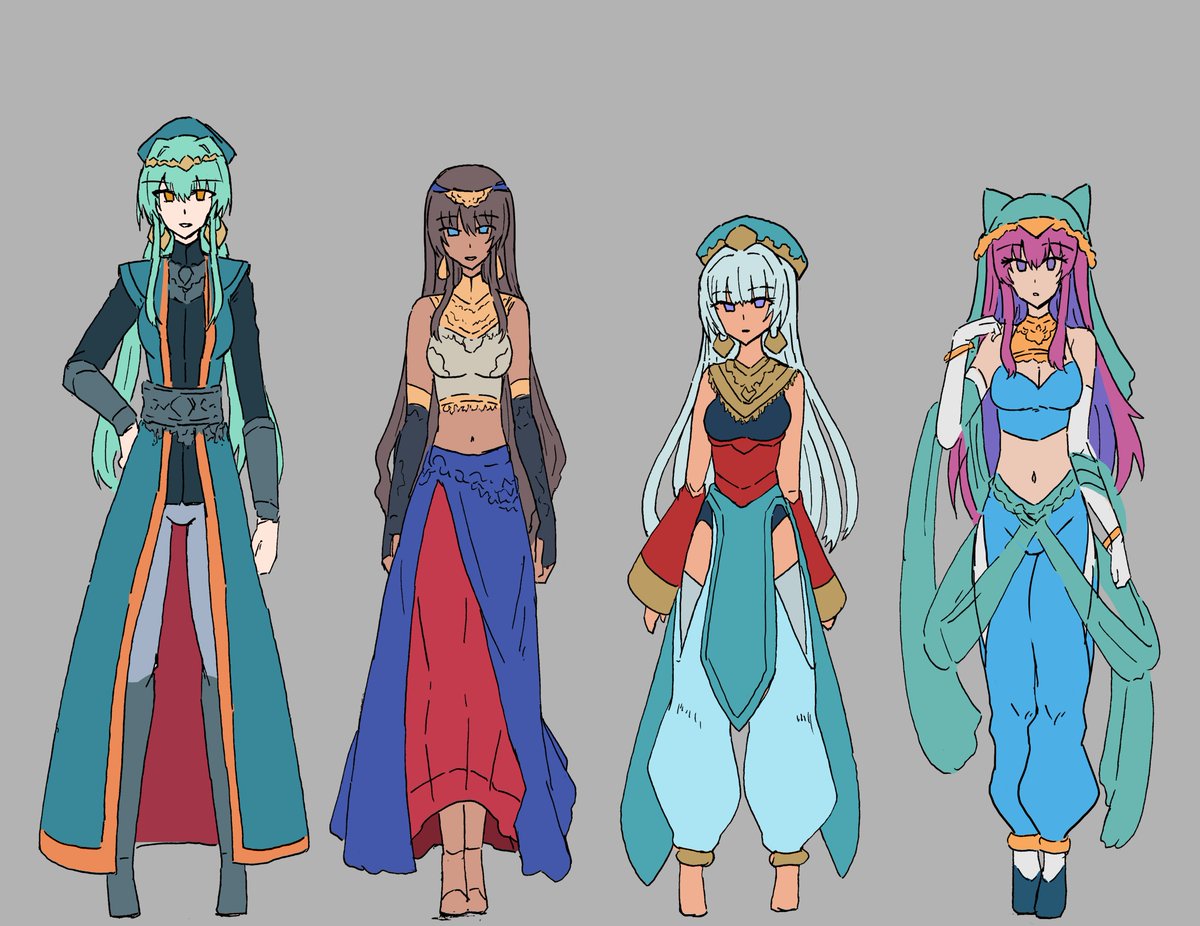 今後登場するヒロインたち(仮)①
全員オークに犯されます 