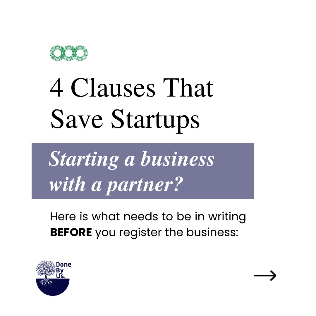 DoneByUsHQ's tweet photo. Handshakes are for greetings. Contracts are for business. 🤝💼

Don't wait for a dispute to find out who really owns your company's IP. Secure your startup with a solid Founders' Agreement today.

DM us to get started. 
https://t.co/bdSKU1vn5H

#BusinessLaw #Startups #Ghana https://t.co/RwAb9DnBNG