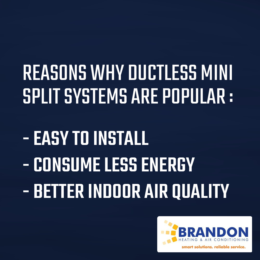 BrandonHeating's tweet image. Ductless Mini-splits systems allow you to control heating and cooling in individual rooms/spaces.  Give us a call if you’re interested in learning more or to get a quote.

Visit our website at brandonheating.com