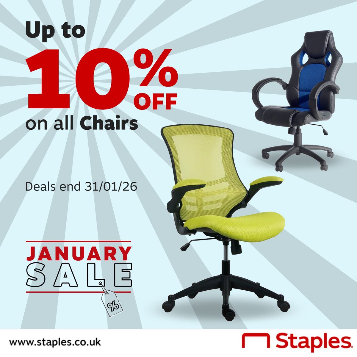 Staples UK tweet media