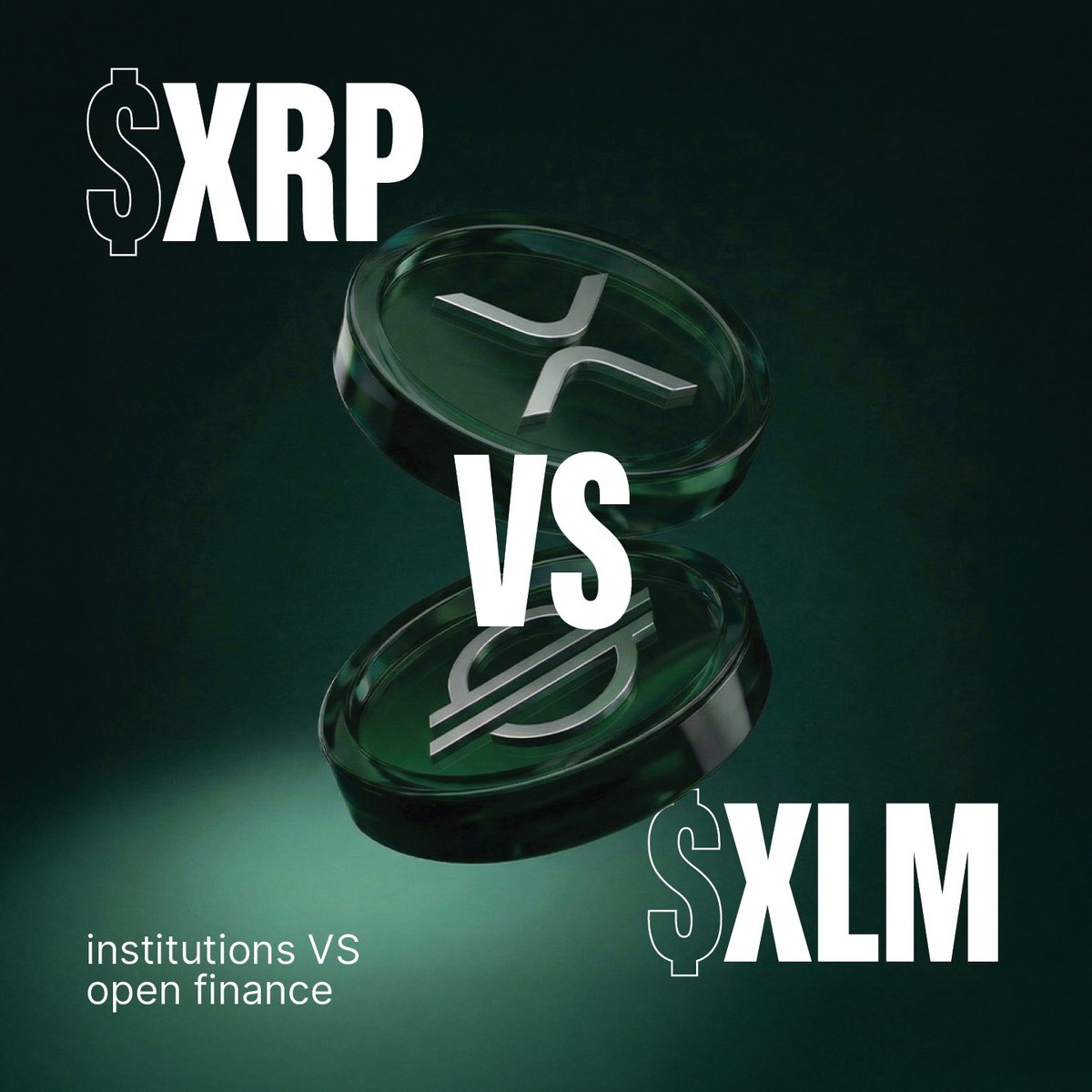XRP ≠ $XLM - and that matters. @Ripple runs a network built for fast,  reliable institutional payments. @StellarOrg runs a network built for open,  global money transfers. One focuses on speed, predictability,