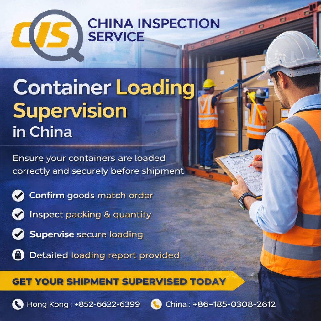 china_inspector's tweet image. China Inspection Service verifies quantity, packaging, labeling and loading to reduce risk, damage and delays.
🌎 china-inspection-services.com
#factoryinspection #ContainerLoadingSupervision #CLS #CISinspection #chinainspectionservice