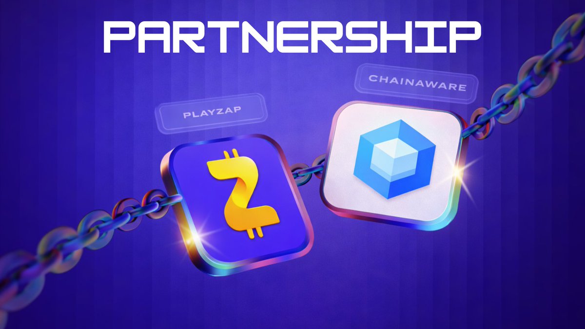 PlayZapGames's tweet photo. We’re excited to announce our partnership with #ChainAware, a cutting-edge Web3 intelligence platform powering, Web3PortfolioTech | Web3FraudTech | Web3GrowthTech

Together, we aim to strengthen transparency, security, and scalable growth across the Web3 gaming ecosystem.

ChainAware brings deep on-chain insights that align perfectly with PlayZap’s vision for the future of GameFi.

Follow @PlayZapGames and @ChainAware for upcoming updates 🚀🎮
