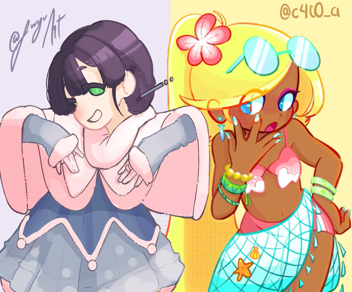 fuuyu_art's tweet photo. I forget upload this collab
Please follow "c4t0" on Instagram 

#digitalart #collab https://t.co/dGafTBbLnl