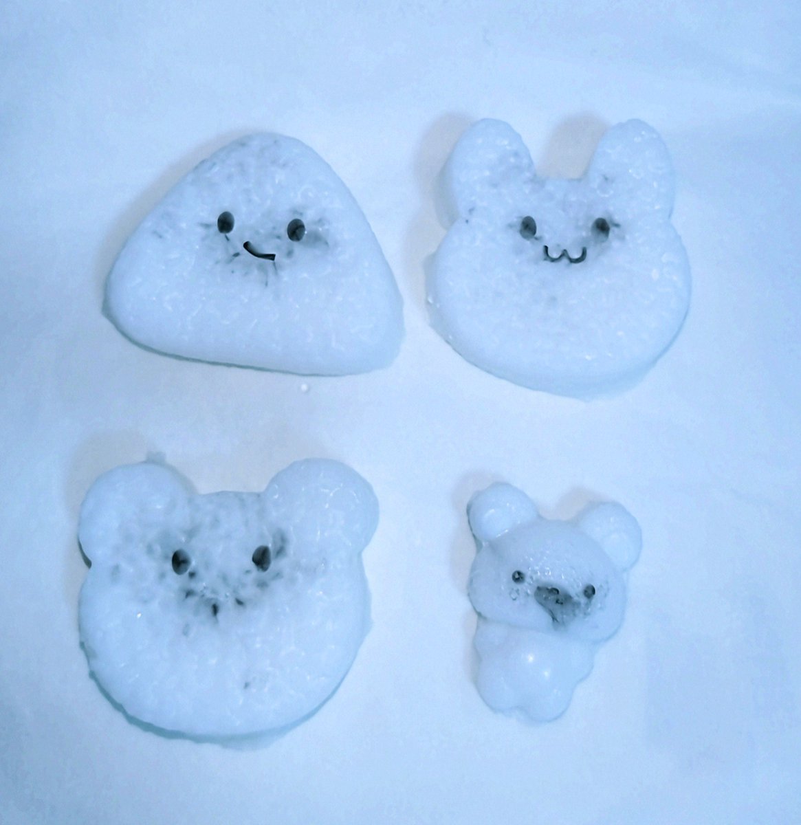 senbe_kt's tweet photo. @ryeeee33 既製品のではまってしまい、
作る方でも遊ぼうかと。
本来は大人のストレス発散が目的。
約10年前第1次ブーム。今は進化中。
色んな触感あるよ〜。
楽天やヤフーでGreen Oceanさん、
Green Rose Yumiさんが有名店！
対象年齢大丈夫かな？
私は新年に新しい事したくて開始。
瀕死のおにぎり動物出来た😅 https://t.co/rE2ICOwHhU