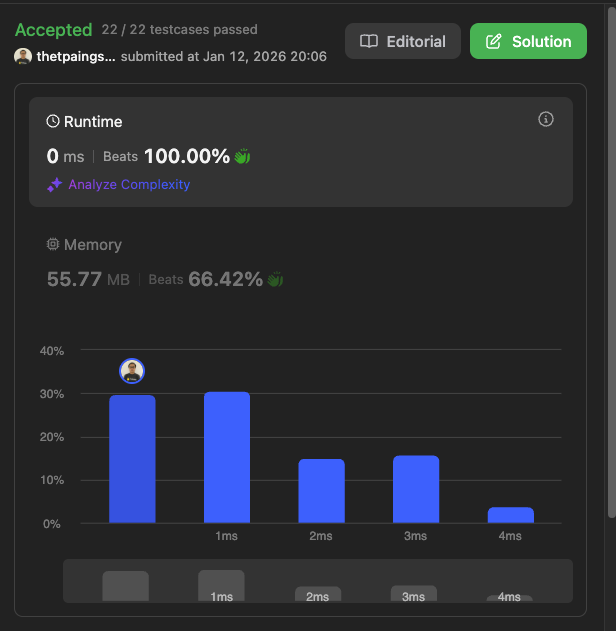 Problem #41 is in the bag!           
Practicing LeetCode. Onward to the next challenge!         
⏭️ leetcode.com/problems/is-su…
#PythonDev #LeetCodeProgress