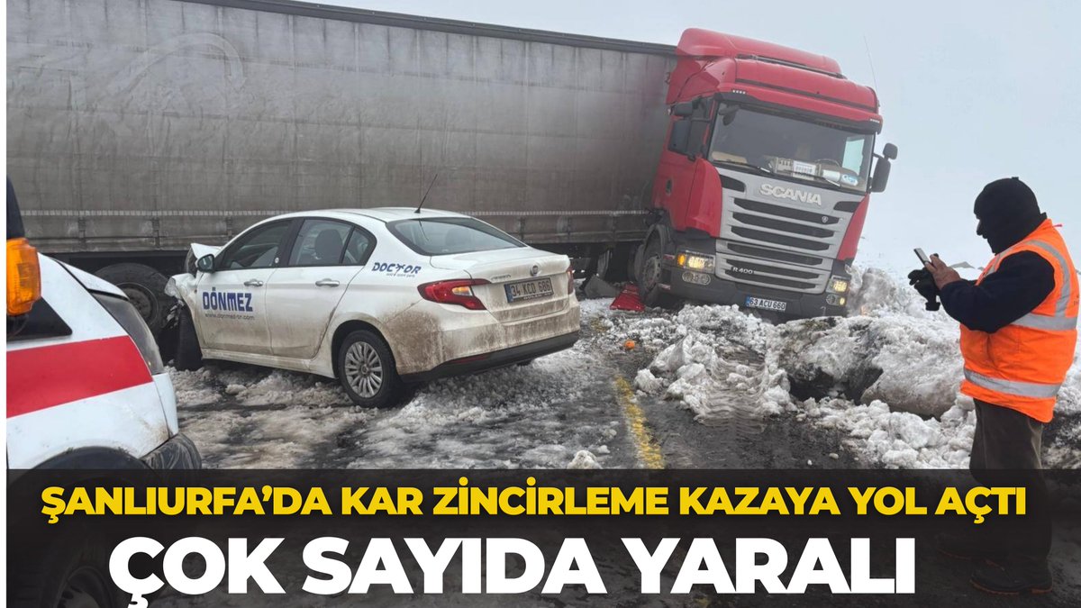 Şanlıurfa’da Kar Zincirleme Kazaya Yol Açtı: Çok Sayıda Yaralı urfanatik.com/sanliurfada-ka…