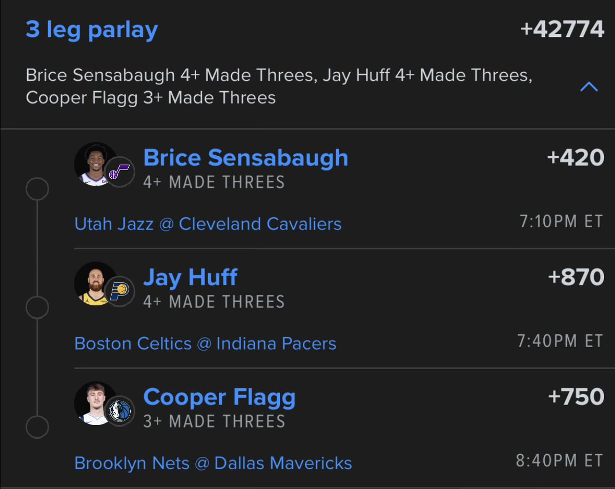 sharpboyjon's tweet image. Light day today. No NFL as of now. 

Some 3’s. Stepped up to 5/5/4 for straight up and RR (Round Robin).