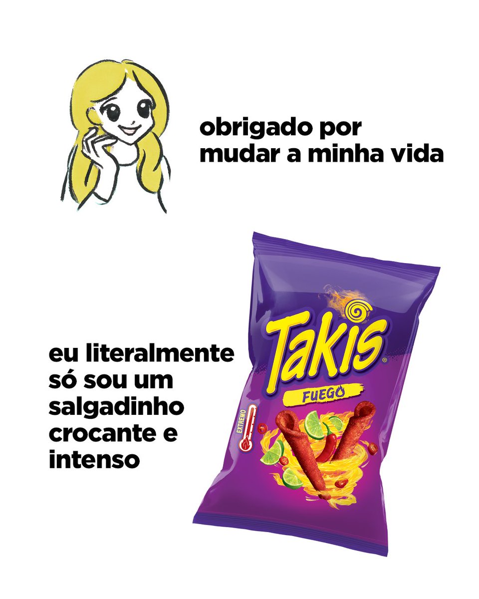 Takis Brasil tweet media