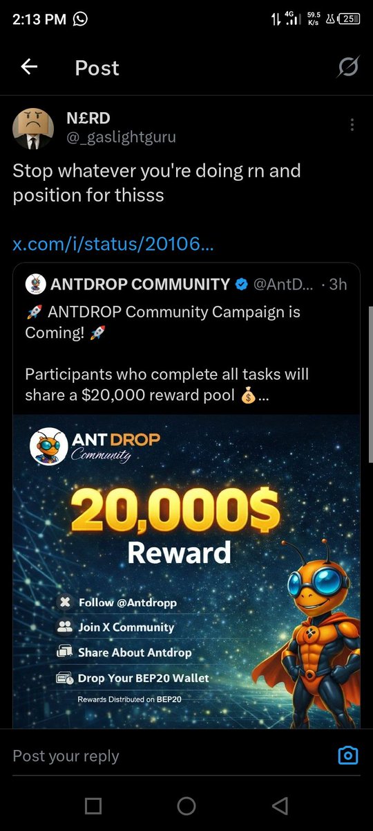 _gaslightguru's tweet photo. @AntDropp 0xa82a81b5b214a2462a9ae57d602dd39116303e07

All tasks completed https://t.co/ef1BZ7fnZQ