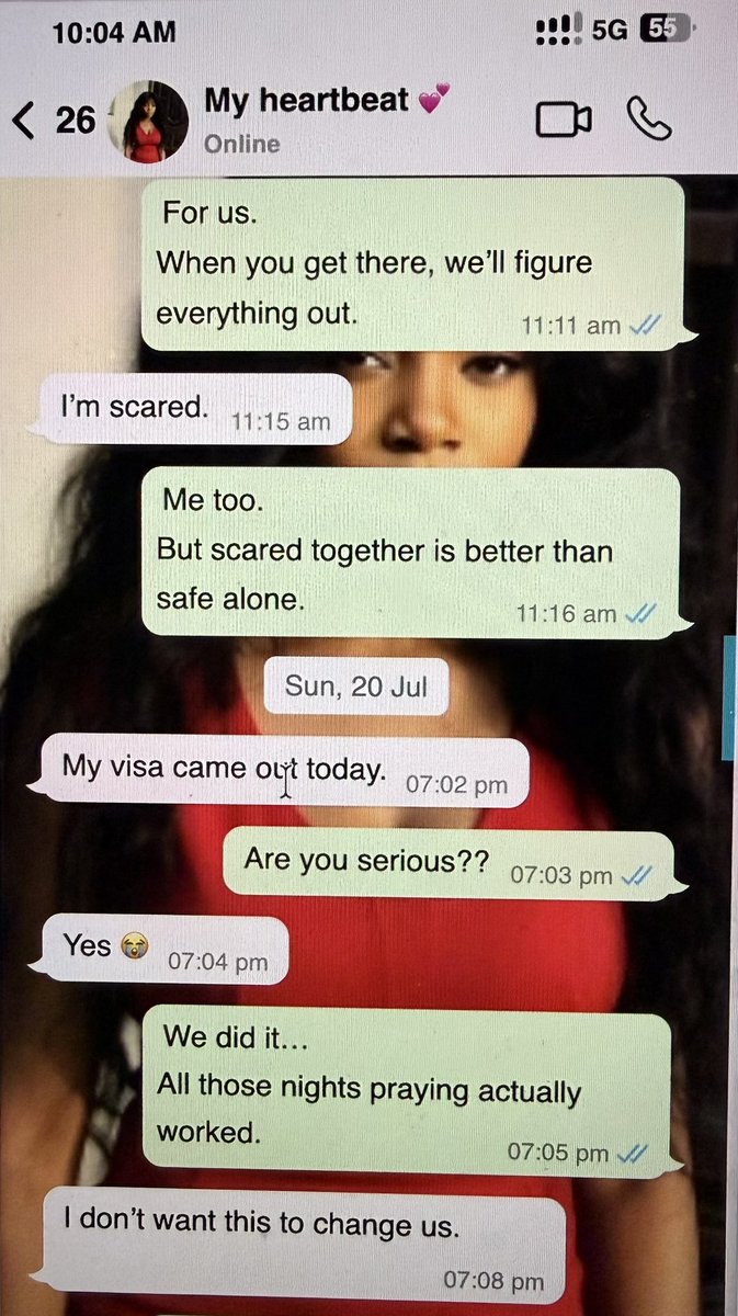 sidney_sbm's tweet image. These screenshots are from last year.
Before the 🇬🇧 UK.
Before the silence.
Before I learned that love isn’t always returned.
I paid for the flight, she paid me with goodbye 👋 

More screenshots in the comment and how she finally broke up with me👇👇👇