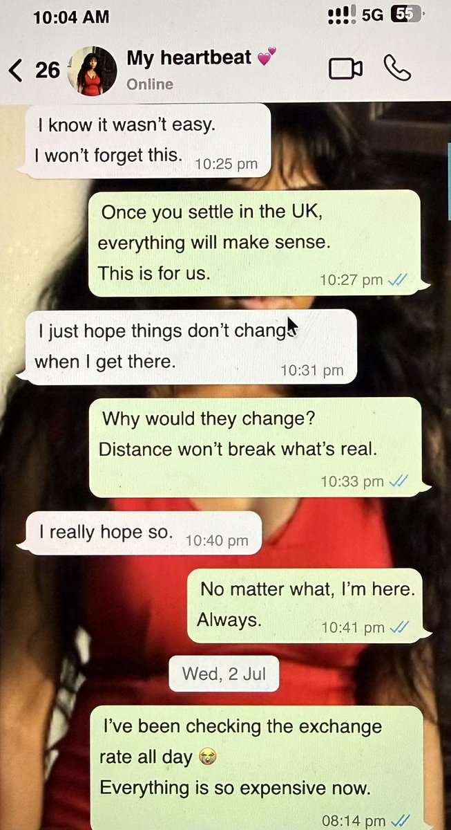 sidney_sbm's tweet image. These screenshots are from last year.
Before the 🇬🇧 UK.
Before the silence.
Before I learned that love isn’t always returned.
I paid for the flight, she paid me with goodbye 👋 

More screenshots in the comment and how she finally broke up with me👇👇👇