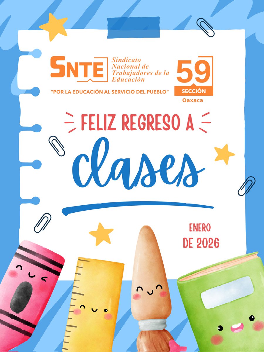 🎒 ¡Bienvenidos! ✏️
 
Esperamos que hayan disfrutado de un merecido descanso. Iniciamos este año con las baterías recargadas, listos para aprovechar cada oportunidad que nos brinda este 2026. 

¡Mucho éxito a todas y todos! ✨

𝗖𝗼𝗺𝗶𝘁𝗲́ 𝗘𝗷𝗲𝗰𝘂𝘁𝗶𝘃𝗼 𝗦𝗲𝗰𝗰𝗶𝗼𝗻𝗮𝗹