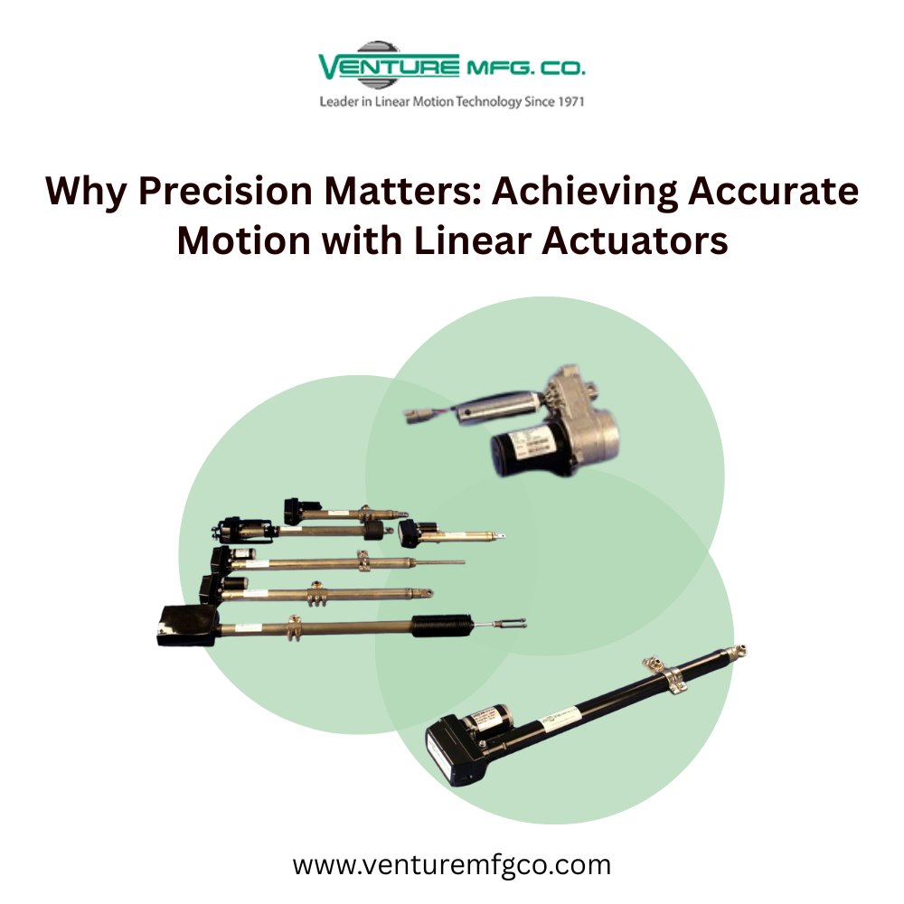 Venturemfg's tweet photo. Avoid positioning errors, inconsistent motion &amp; performance inefficiencies with precision-driven linear actuators. Learn how accuracy impacts actuator performance and the key factors that influence precise, repeatable motion.
https://t.co/BUFYV7RwDu
#LinearActuators #VentureMfgCo https://t.co/RidfdI7Umu