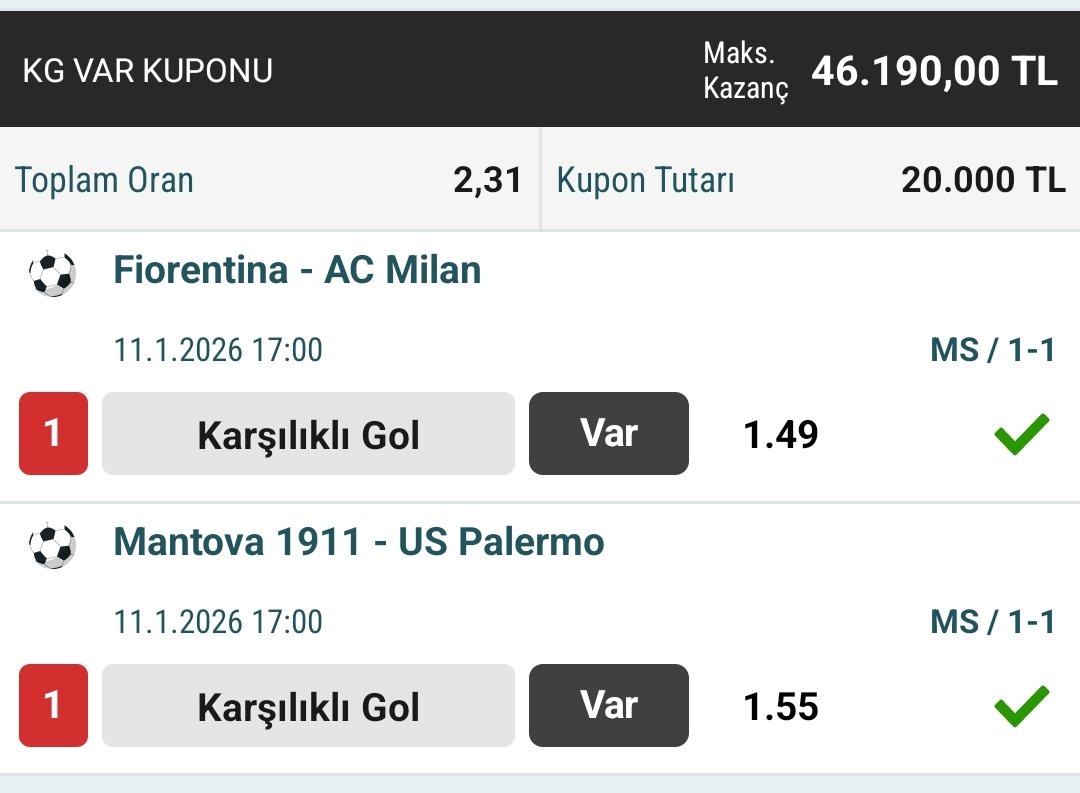 EN İYİSİ BİZİZ O KADAR 😉🫡

#iddaatahmin #iddaakazandirir #bahistahminleri #bankotahmin #güntahmini #kesintahmin #bahisanalizi #futboltahminleri #kuponpaylaşımı #iddecihergun #bahiskuponu #bankokupon #sürpriztahmin #güntakip