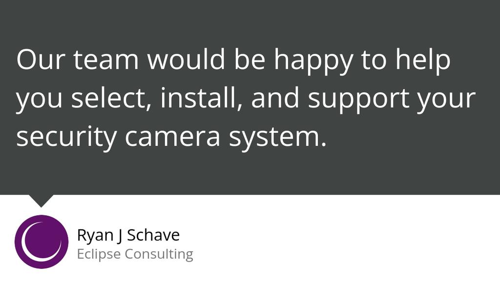 ECITechnology's tweet image. The type of security camera system you need depends on your goals.

Read more 👉 lttr.ai/AnBr1

#SecurityCameras