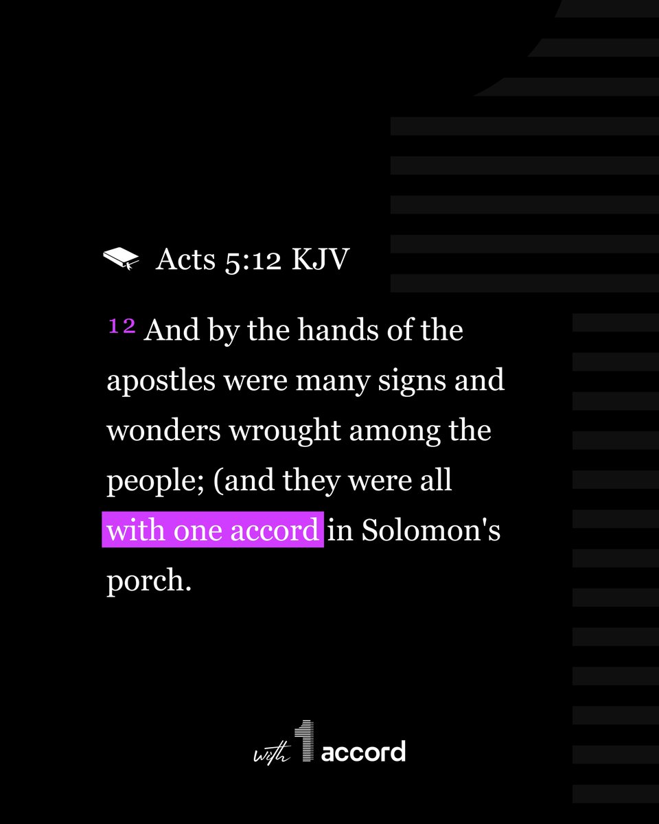 OneAccordLive's tweet image. With One Accord!