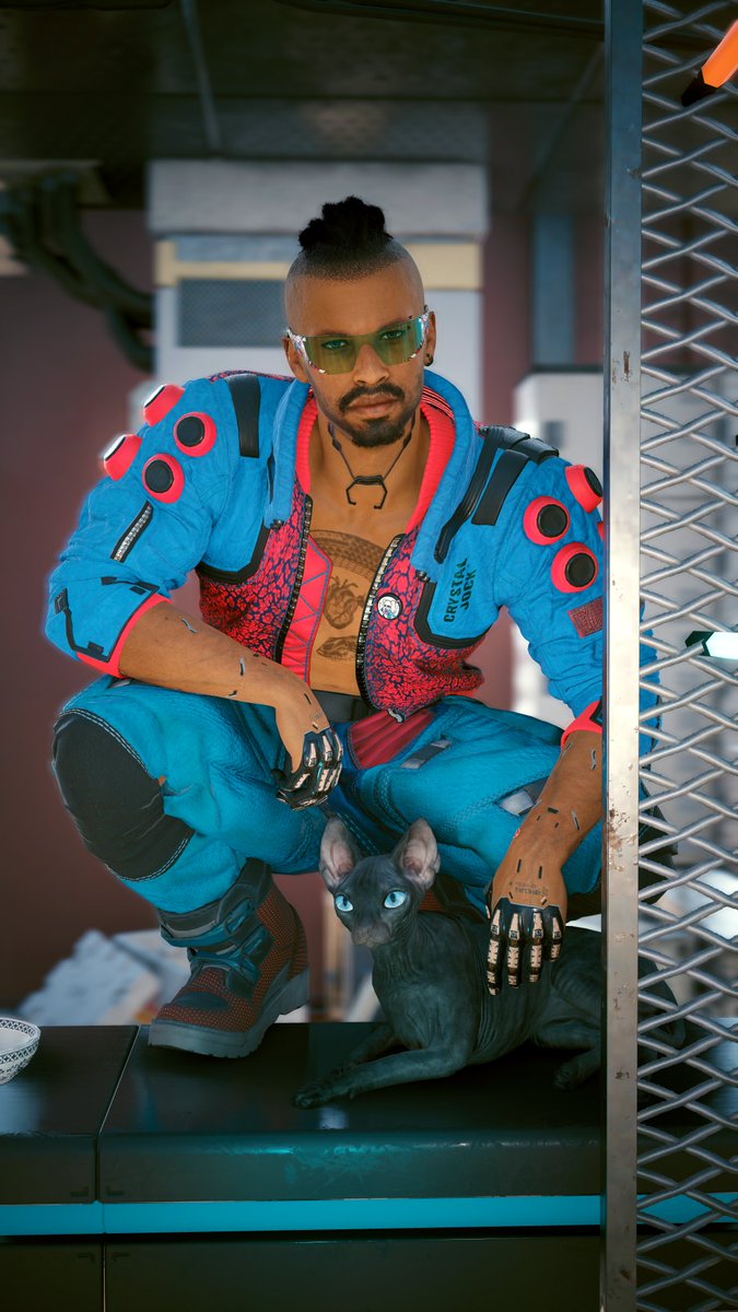 codalt_jasmine's tweet image. 黒の二ブルズがいた
#Cyberpunk2077
#Cyberpunk2077PhotoMode
#VirtualPhotography