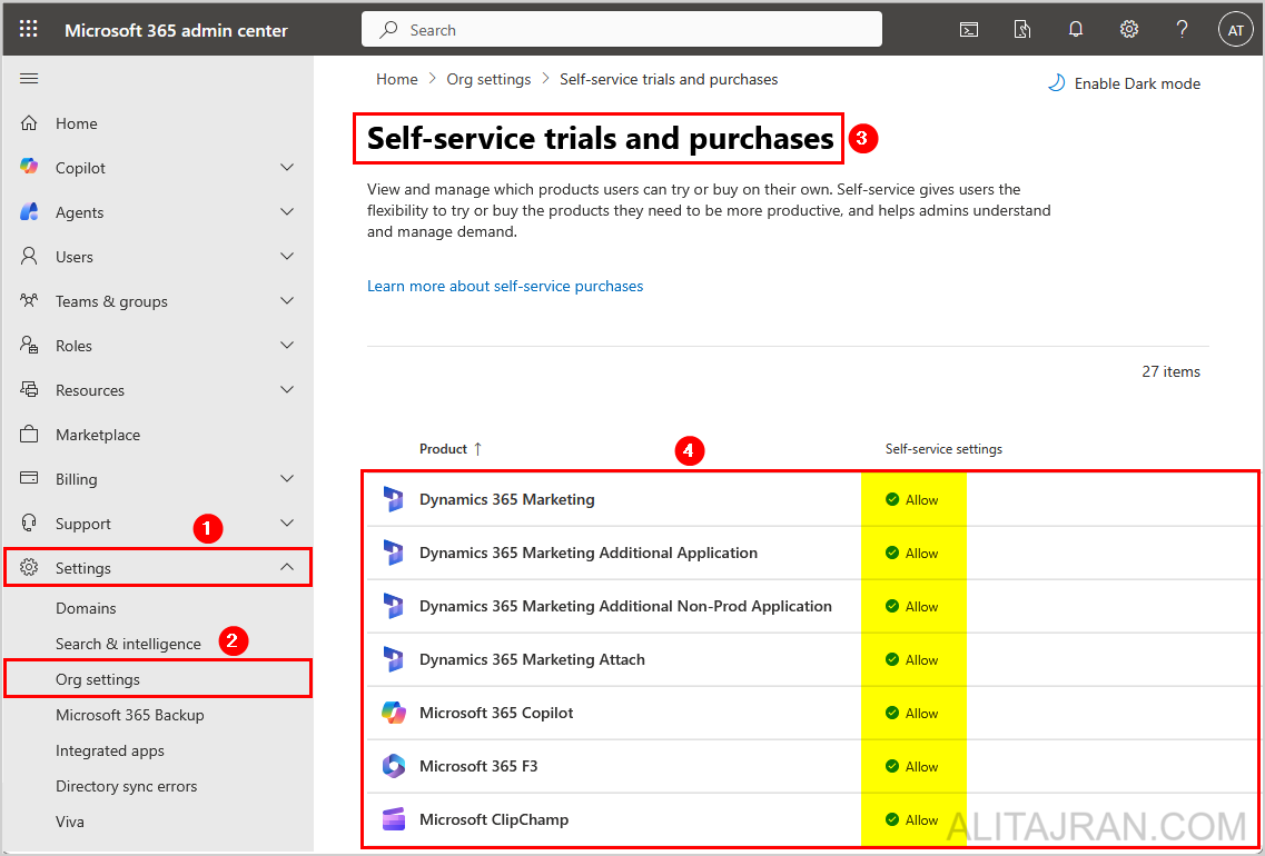 Disable self-service trials and purchases in Microsoft 365!

More products are getting added to the self-service trials and purchases section in Microsoft 365 without you knowing!

Users can try or buy these Microsoft 365 products on their own without the administrator's help.