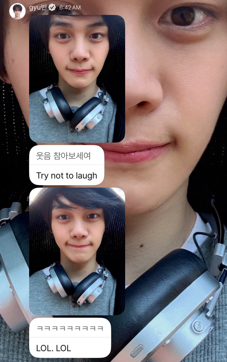 onecorememory's tweet image. just thinking about how gyuvin sent these 2 pics and changed his bg pic tryna made fans laugh knowing these would probably be 1 of his few last msgs for the time being so that whenever fans scroll up a bit they’ll see it and somehow feels lighter and burst into laughter